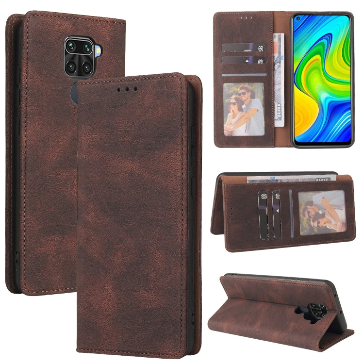 Simple Suction Closure Horizontal Flip Leather Case with Holder & Card Slot & Wallet, For Xiaomi Redmi Note 8T, For Xiaomi Redmi Note 9 / 10X 4G, For Xiaomi Redmi Note 8, For Xiaomi Redmi Note 8 Pro, For Xiaomi Redmi Note 10, For Xiaomi Redmi Note 10 P...