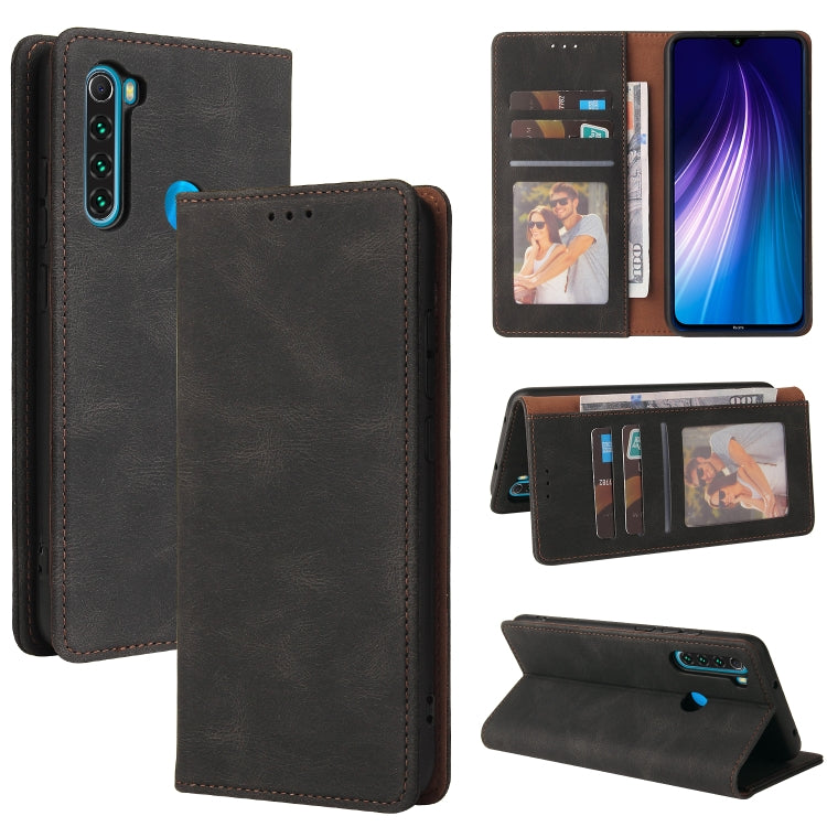 Simple Suction Closure Horizontal Flip Leather Case with Holder & Card Slot & Wallet, For Xiaomi Redmi Note 8T, For Xiaomi Redmi Note 9 / 10X 4G, For Xiaomi Redmi Note 8, For Xiaomi Redmi Note 8 Pro, For Xiaomi Redmi Note 10, For Xiaomi Redmi Note 10 P...