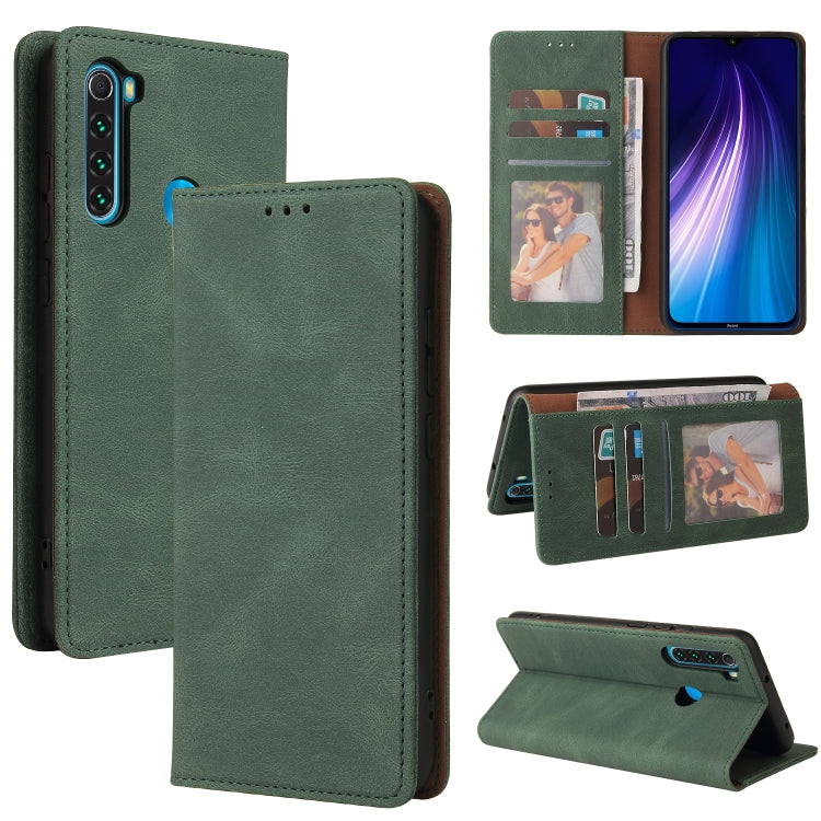 Simple Suction Closure Horizontal Flip Leather Case with Holder & Card Slot & Wallet, For Xiaomi Redmi Note 8T, For Xiaomi Redmi Note 9 / 10X 4G, For Xiaomi Redmi Note 8, For Xiaomi Redmi Note 8 Pro, For Xiaomi Redmi Note 10, For Xiaomi Redmi Note 10 P...