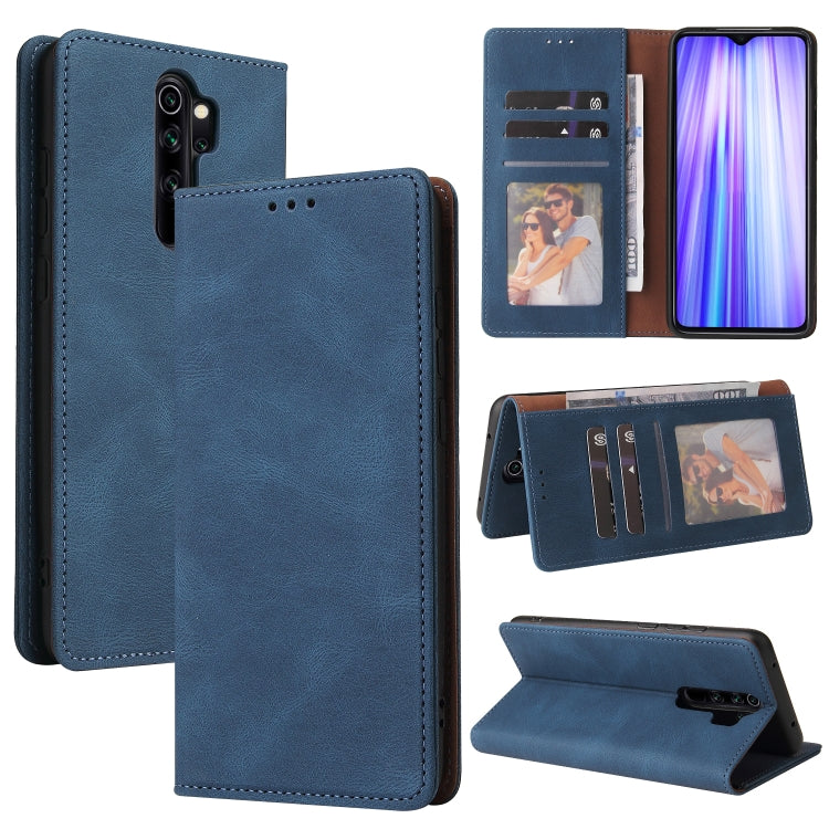Simple Suction Closure Horizontal Flip Leather Case with Holder & Card Slot & Wallet, For Xiaomi Redmi Note 8T, For Xiaomi Redmi Note 9 / 10X 4G, For Xiaomi Redmi Note 8, For Xiaomi Redmi Note 8 Pro, For Xiaomi Redmi Note 10, For Xiaomi Redmi Note 10 P...