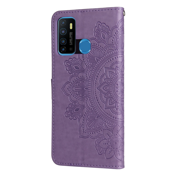 7-petal Flowers Embossing Pattern Horizontal Flip PU Leather Case with Holder & Card Slots & Wallet & Photo Frame, For Infinix Hot 9 / Note 7 Lite, For Infinix Hot 9 Play, For Infinix Note 10, For Infinix Note 10 Pro NFC / Note 10 Pro                  ...