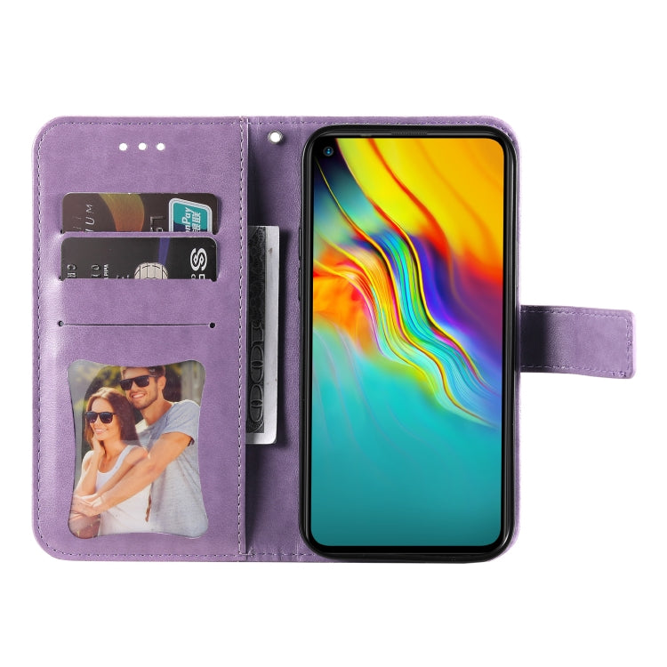 7-petal Flowers Embossing Pattern Horizontal Flip PU Leather Case with Holder & Card Slots & Wallet & Photo Frame, For Infinix Hot 9 / Note 7 Lite, For Infinix Hot 9 Play, For Infinix Note 10, For Infinix Note 10 Pro NFC / Note 10 Pro������������������...