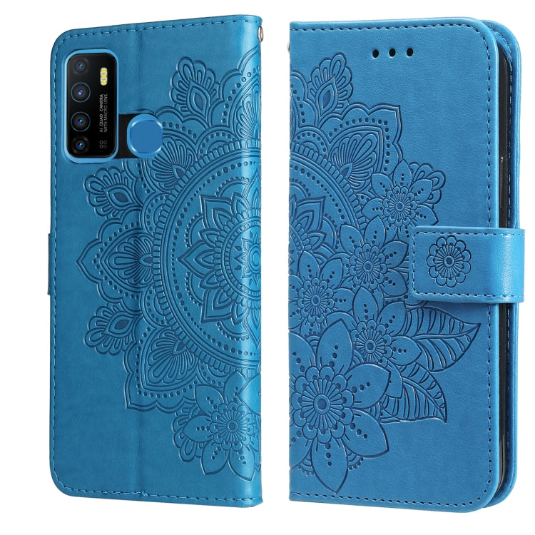 7-petal Flowers Embossing Pattern Horizontal Flip PU Leather Case with Holder & Card Slots & Wallet & Photo Frame, For Infinix Hot 9 / Note 7 Lite, For Infinix Hot 9 Play, For Infinix Note 10, For Infinix Note 10 Pro NFC / Note 10 Pro                  ...