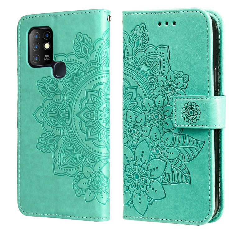 7-petal Flowers Embossing Pattern Horizontal Flip PU Leather Case with Holder & Card Slots & Wallet & Photo Frame, For Infinix Hot 9 / Note 7 Lite, For Infinix Hot 9 Play, For Infinix Note 10, For Infinix Note 10 Pro NFC / Note 10 Pro������������������...