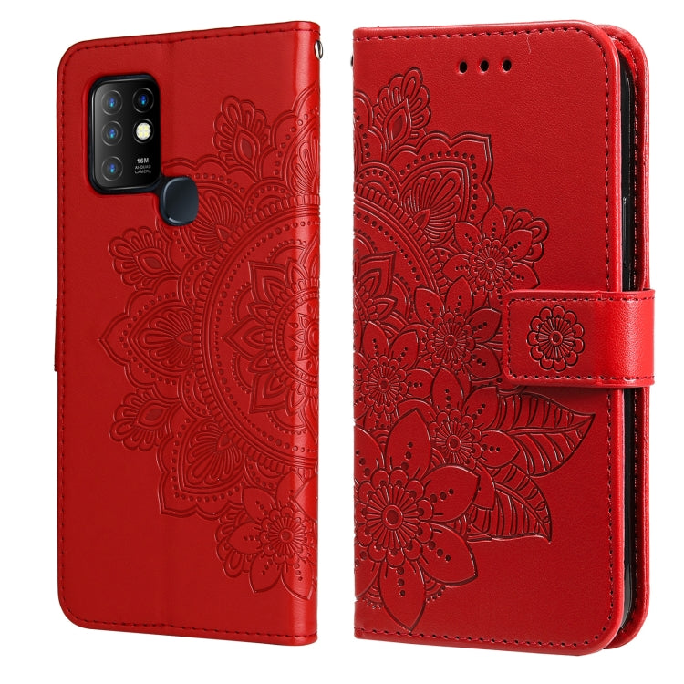 7-petal Flowers Embossing Pattern Horizontal Flip PU Leather Case with Holder & Card Slots & Wallet & Photo Frame, For Infinix Hot 9 / Note 7 Lite, For Infinix Hot 9 Play, For Infinix Note 10, For Infinix Note 10 Pro NFC / Note 10 Pro                  ...
