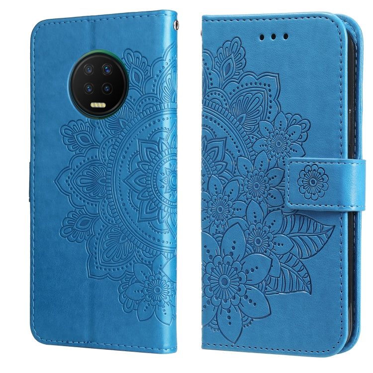 7-petal Flowers Embossing Pattern Horizontal Flip PU Leather Case with Holder & Card Slots & Wallet & Photo Frame, For Infinix Hot 9 / Note 7 Lite, For Infinix Hot 9 Play, For Infinix Note 10, For Infinix Note 10 Pro NFC / Note 10 Pro                  ...