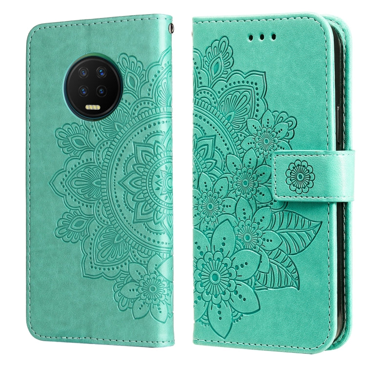 7-petal Flowers Embossing Pattern Horizontal Flip PU Leather Case with Holder & Card Slots & Wallet & Photo Frame, For Infinix Hot 9 / Note 7 Lite, For Infinix Hot 9 Play, For Infinix Note 10, For Infinix Note 10 Pro NFC / Note 10 Pro                  ...