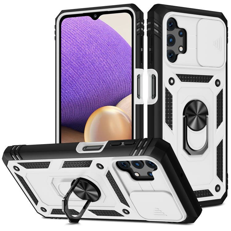 Sliding Camera Cover Design TPU + PC Protective Case with 360 Degree Rotating Holder & Card Slot, For Samsung Galaxy A12, For Samsung Galaxy A32 5G, For Samsung Galaxy A52, For Samsung Galaxy S20 FE, For Samsung Galaxy S21 5G, For Samsung Galaxy S21+ 5...