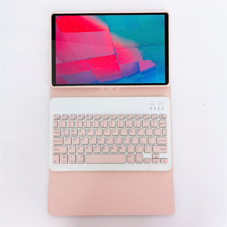 LX103 Solid Color Detachable Square Keycap Bluetooth Keyboard Leather Case with Stand, For Lenovo Smart Tab M10 HPD Plus TB-X606F 10.3 inch, For Lenovo Pad Tab P11 11 inch TB-J606F, For Lenovo Pad Tab P11 Pro 11.5 inch TB-J706F