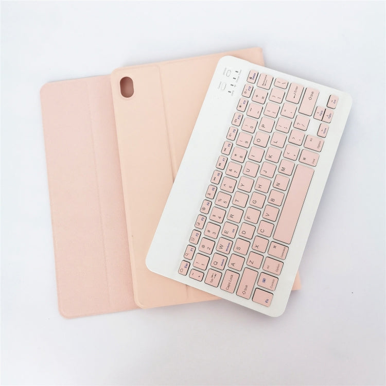 LX103 Solid Color Detachable Square Keycap Bluetooth Keyboard Leather Case with Stand, For Lenovo Smart Tab M10 HPD Plus TB-X606F 10.3 inch, For Lenovo Pad Tab P11 11 inch TB-J606F, For Lenovo Pad Tab P11 Pro 11.5 inch TB-J706F