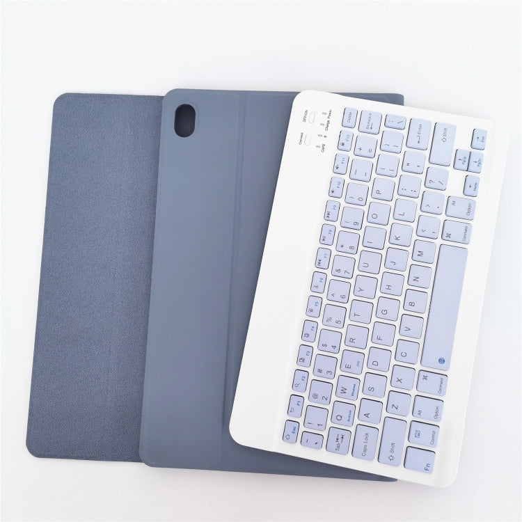 LX103 Solid Color Detachable Square Keycap Bluetooth Keyboard Leather Case with Stand, For Lenovo Smart Tab M10 HPD Plus TB-X606F 10.3 inch, For Lenovo Pad Tab P11 11 inch TB-J606F, For Lenovo Pad Tab P11 Pro 11.5 inch TB-J706F
