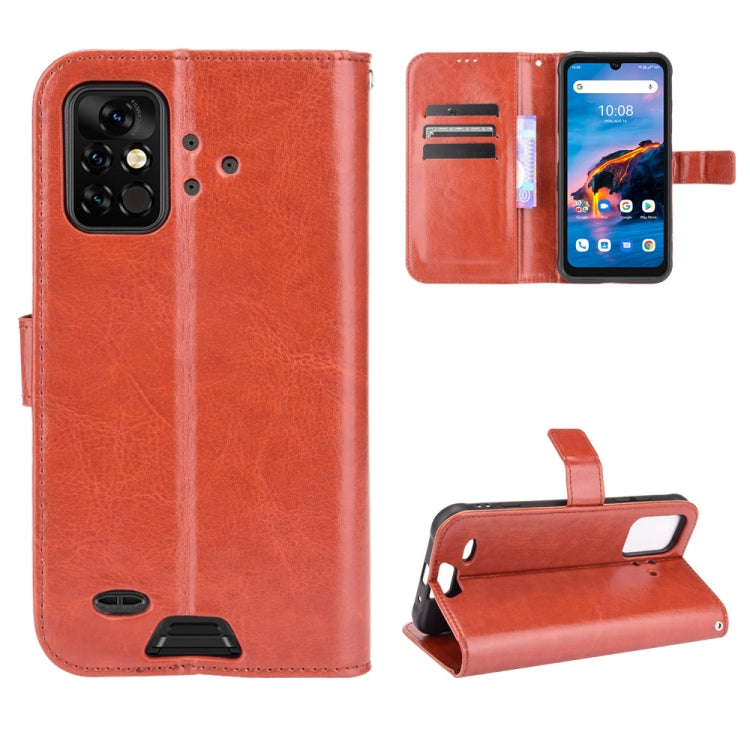 Crazy Horse Texture Horizontal Flip Leather Case with Holder & Card Slots & Lanyard, For Tecno Phantom X, For Tecno Pova 2, For UMIDIGI Bison Pro, For ZTE Axon 30 5G