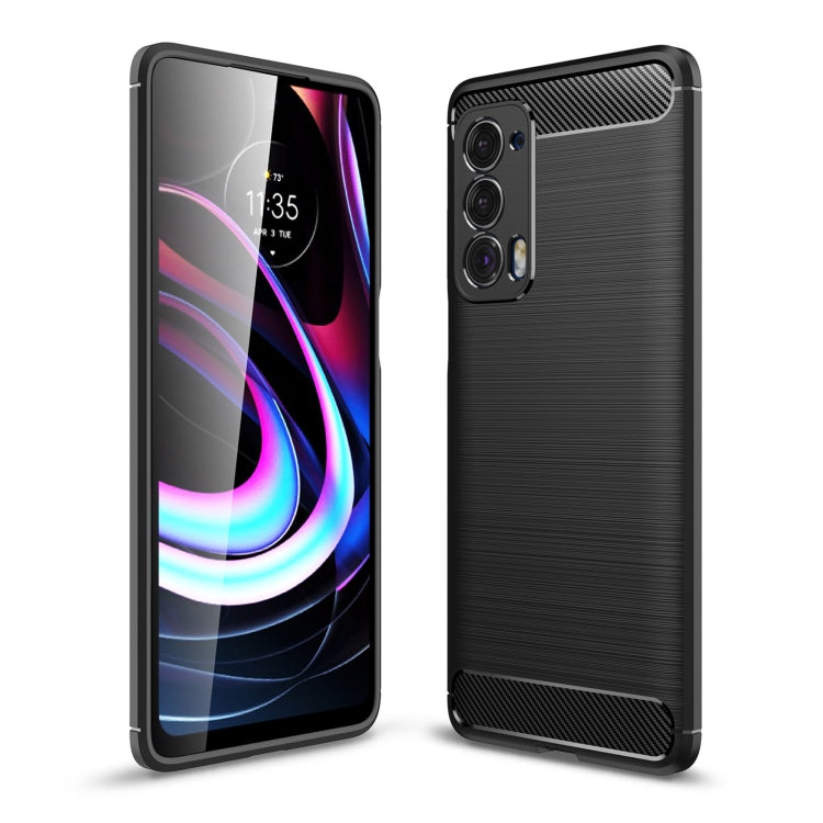 Brushed Texture Carbon Fiber TPU Case, For Motorola Moto Edge 2021, For Motorola Moto G60S