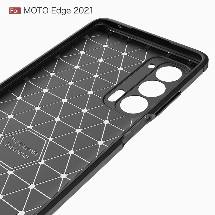 Brushed Texture Carbon Fiber TPU Case, For Motorola Moto Edge 2021, For Motorola Moto G60S