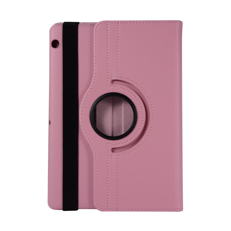 Litchi Texture Horizontal Flip 360 Degrees Rotation Leather Case with Holder, For Huawei MediaPad T3 10