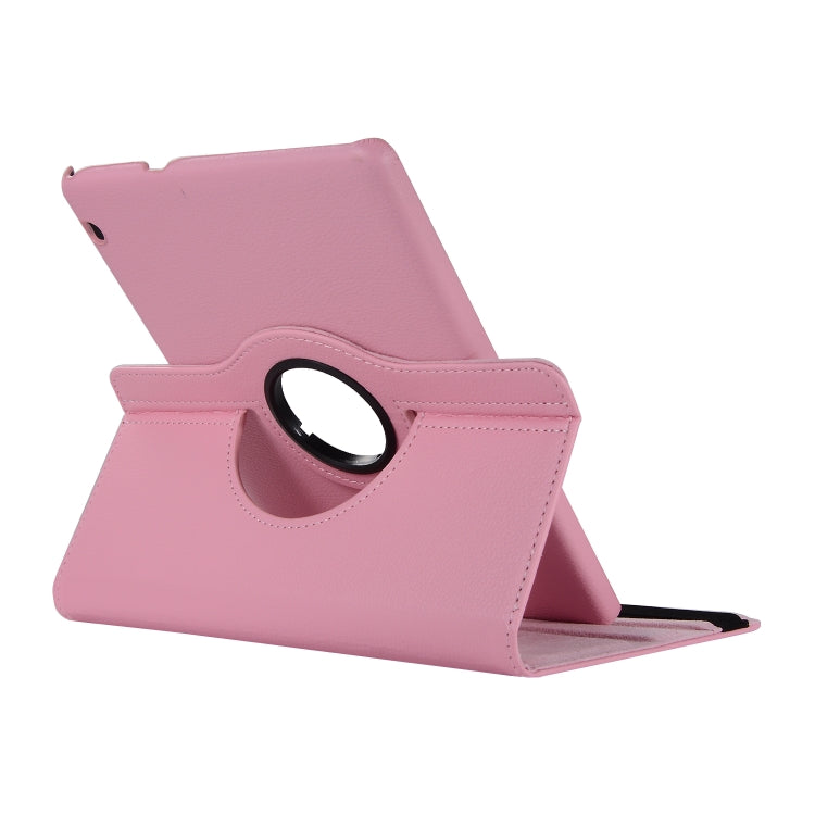 Litchi Texture Horizontal Flip 360 Degrees Rotation Leather Case with Holder, For Huawei MediaPad T3 10