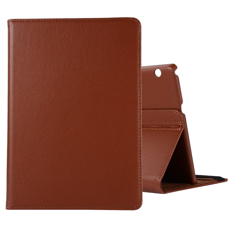 Litchi Texture Horizontal Flip 360 Degrees Rotation Leather Case with Holder, For Huawei MediaPad T3 10