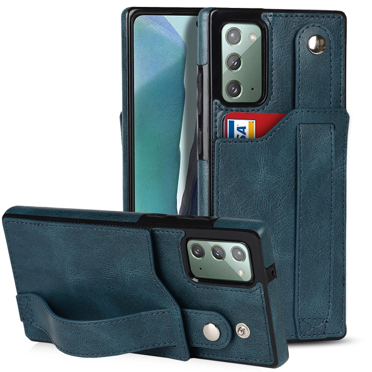Crazy Horse Texture Shockproof TPU + PU Leather Case with Card Slot & Wrist Strap Holder, For Samsung Galaxy S20 Ultra, For Samsung Galaxy Note20, For Samsung Galaxy Note20 Ultra, For Samsung Galaxy A82 5G, For Samsung Galaxy A72 5G / 4G               ...