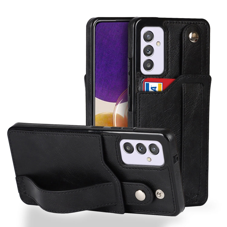 Crazy Horse Texture Shockproof TPU + PU Leather Case with Card Slot & Wrist Strap Holder, For Samsung Galaxy S20 Ultra, For Samsung Galaxy Note20, For Samsung Galaxy Note20 Ultra, For Samsung Galaxy A82 5G, For Samsung Galaxy A72 5G / 4G               ...