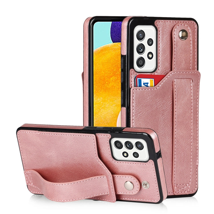 Crazy Horse Texture Shockproof TPU + PU Leather Case with Card Slot & Wrist Strap Holder, For Samsung Galaxy S20 Ultra, For Samsung Galaxy Note20, For Samsung Galaxy Note20 Ultra, For Samsung Galaxy A82 5G, For Samsung Galaxy A72 5G / 4G               ...