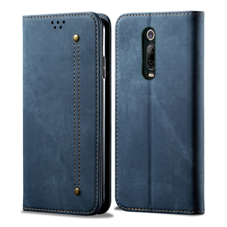 Denim Texture Casual Style Horizontal Flip Leather Case with Holder & Card Slots & Wallet, For OnePlus 7T Pro, For Xiaomi Mi 9T / Redmi K20, For Xiaomi Mi 9T Pro / Redmi K20, For Xiaomi Mi CC9 / Mi 9 Lite, For Xiaomi Mi CC9e / Mi A3, For Xiaomi Redmi 8...
