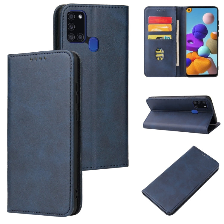 Calf Texture Magnetic Horizontal Flip Leather Case with Holder & Card Slots & Wallet, For Samsung Galaxy S21 Ultra 5G, For Samsung Galaxy S20, For Samsung Galaxy A21s