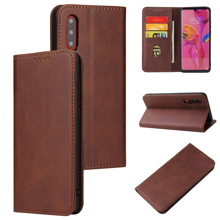 Calf Texture Magnetic Horizontal Flip Leather Case with Holder & Card Slots & Wallet, For Huawei P30, For Huawei P30 Pro, For Huawei P40