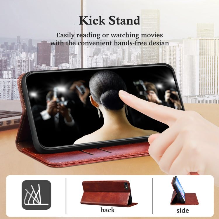 Simple Wax Crazy Horse Texture Horizontal Flip Leather Case with Card Slots & Holder & Wallet, For Xiaomi 11T Pro