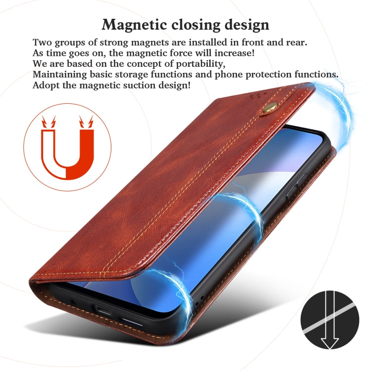 Simple Wax Crazy Horse Texture Horizontal Flip Leather Case with Card Slots & Holder & Wallet, For Xiaomi 11T Pro