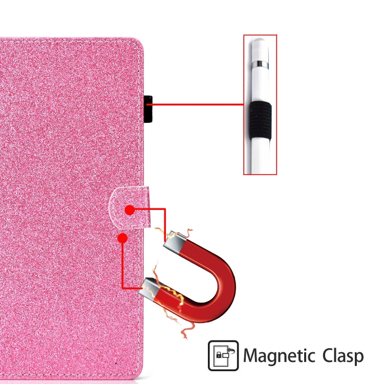 Varnish Glitter Powder Horizontal Flip Leather Case with Holder & Card Slot, For Huawei MediaPad M6 8.4, For Huawei MediaPad M6 10.8, For Huawei MediaPad T3 7.0, For Huawei MediaPad T3 10.0, For Huawei MediaPad T5, For iPad 10.2 / 10.5, For iPad 2 / 3 ...