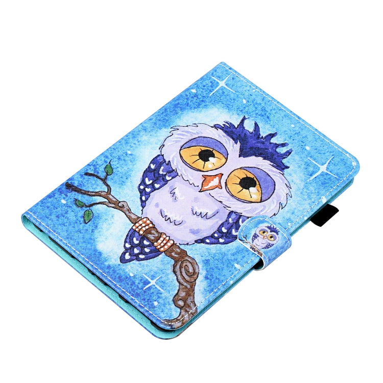 Coloured Drawing Stitching Horizontal Flip Leather Case with Holder & Card Slot & Sleep / Wake-up Function, For iPad mini 2024 / mini 6
