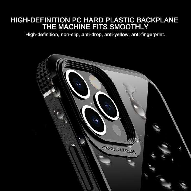 MG Series Carbon Fiber TPU + Clear PC Four-corner Airbag Shockproof Case, For iPhone 12 / 12 Pro, For iPhone 12 Pro Max, For iPhone 11, For iPhone 11 Pro, For iPhone 11 Pro Max