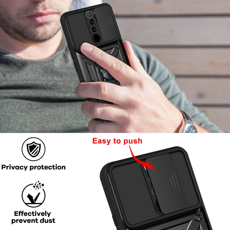 Sliding Camera Cover Design TPU+PC Protective Case, For Xiaomi Redmi 9, For Xiaomi Redmi 9A, For Xiaomi Redmi Note 9S, For Xiaomi Redmi Note 10 5G