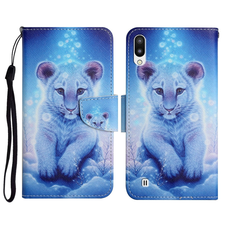 Painted Pattern Horizontal Flip Leather Case with Holder & Card Slot & Wallet, For Samsung Galaxy A01, For Samsung Galaxy A02