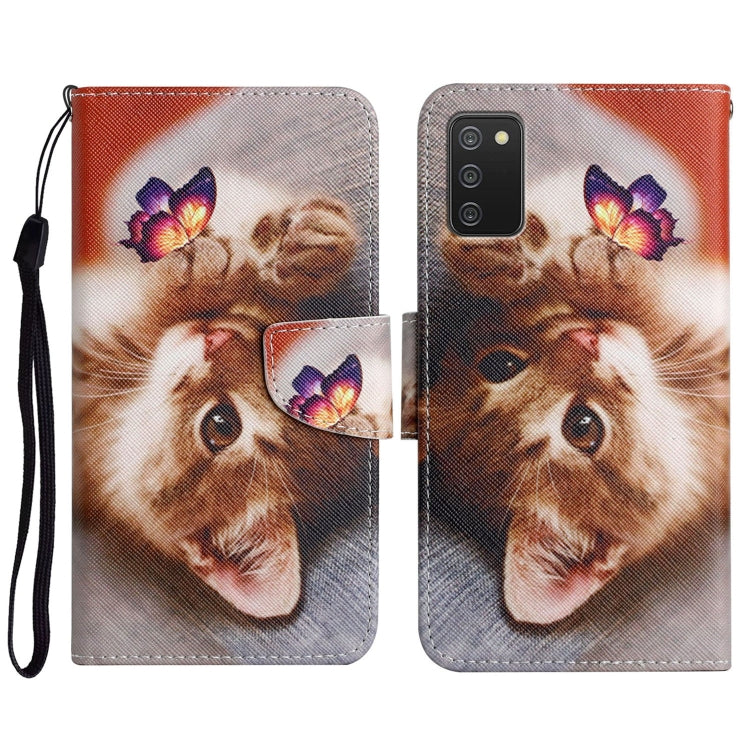 Painted Pattern Horizontal Flip Leather Case with Holder & Card Slot & Wallet, For Samsung Galaxy A03s 164mm, For Samsung Galaxy A10 / M10