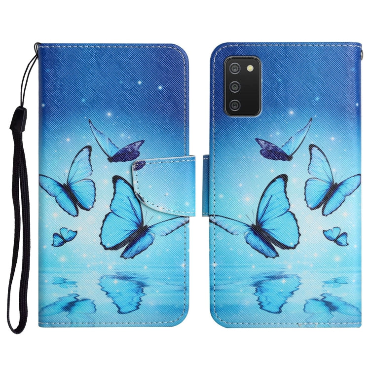 Painted Pattern Horizontal Flip Leather Case with Holder & Card Slot & Wallet, For Samsung Galaxy A03s 164mm, For Samsung Galaxy A10 / M10