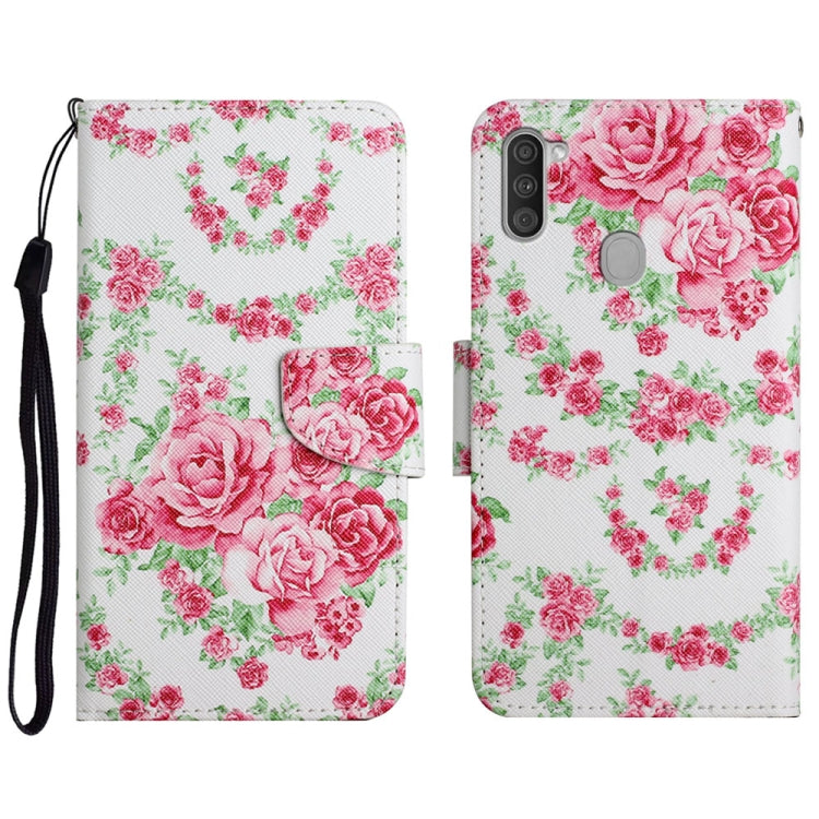 Painted Pattern Horizontal Flip Leather Case with Holder & Card Slot & Wallet, For Samsung Galaxy A10s, For Samsung Galaxy A11