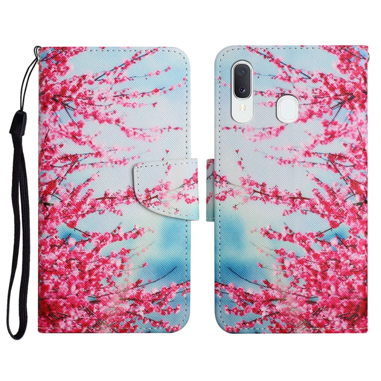 Painted Pattern Horizontal Flip Leather Case with Holder & Card Slot & Wallet, For Samsung Galaxy A20e, For Samsung Galaxy A20s