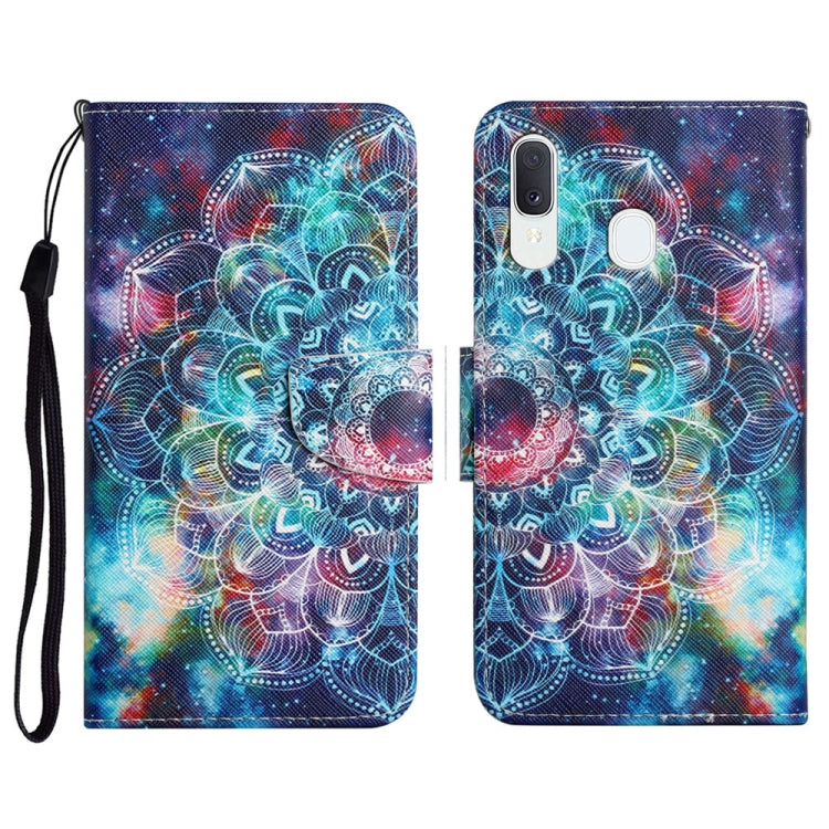 Painted Pattern Horizontal Flip Leather Case with Holder & Card Slot & Wallet, For Samsung Galaxy A20e, For Samsung Galaxy A20s