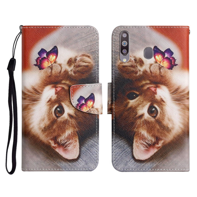 Painted Pattern Horizontal Flip Leather Case with Holder & Card Slot & Wallet, For Samsung Galaxy A20e, For Samsung Galaxy A20s