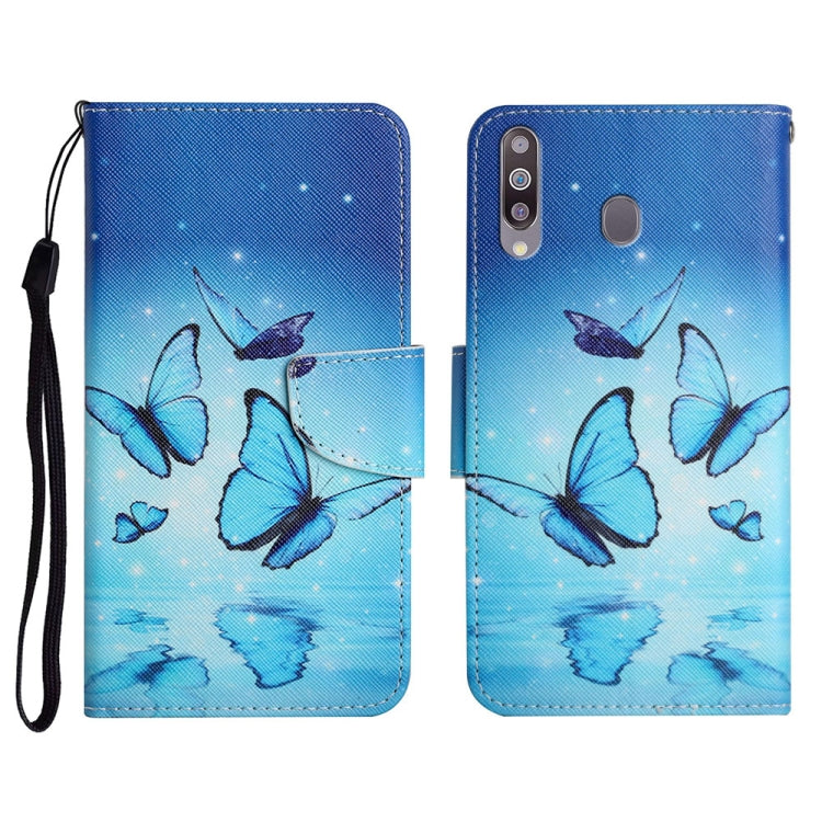 Painted Pattern Horizontal Flip Leather Case with Holder & Card Slot & Wallet, For Samsung Galaxy A20e, For Samsung Galaxy A20s