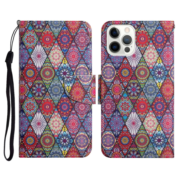 Painted Pattern Horizontal Flip Leather Case with Holder & Card Slot & Wallet, For iPhone 13 Pro Max, For iPhone 13 Pro, For iPhone 13