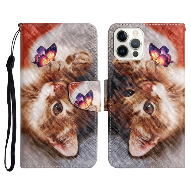 Painted Pattern Horizontal Flip Leather Case with Holder & Card Slot & Wallet, For iPhone 13 Pro Max, For iPhone 13 Pro, For iPhone 13