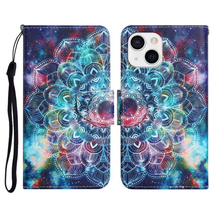 Painted Pattern Horizontal Flip Leather Case with Holder & Card Slot & Wallet, For iPhone 13 mini, For iPhone 12 Pro Max, For iPhone 12 / 12 Pro