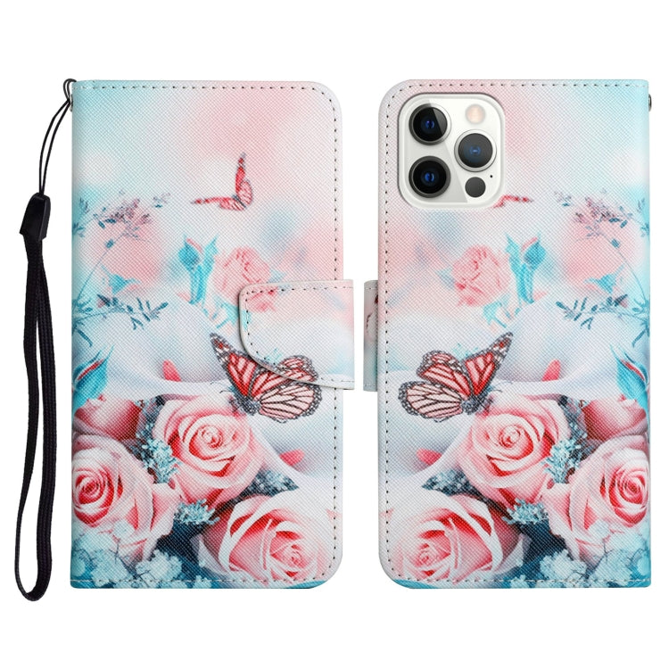 Painted Pattern Horizontal Flip Leather Case with Holder & Card Slot & Wallet, For iPhone 13 mini, For iPhone 12 Pro Max, For iPhone 12 / 12 Pro