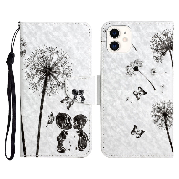 Painted Pattern Horizontal Flip Leather Case with Holder & Card Slot & Wallet, For iPhone 12 mini, For iPhone 11 Pro Max, For iPhone 11 Pro