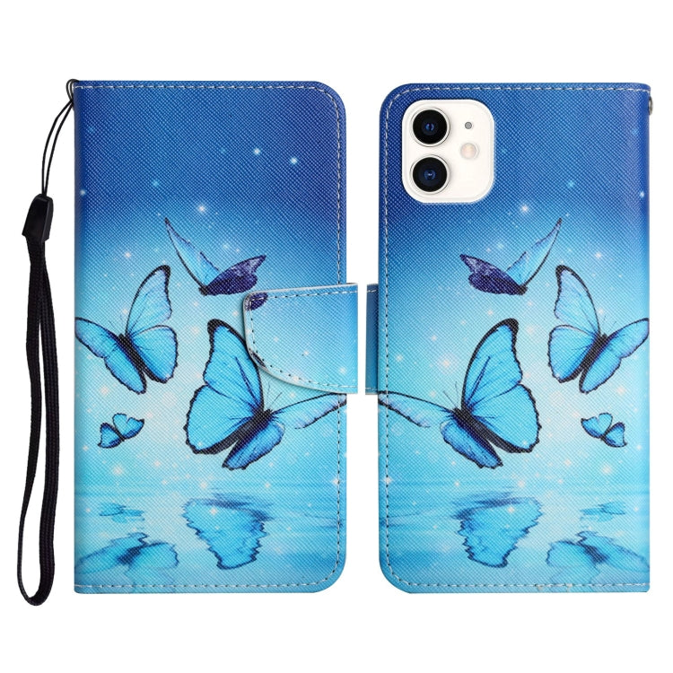 Painted Pattern Horizontal Flip Leather Case with Holder & Card Slot & Wallet, For iPhone 11, For iPhone XS Max, For iPhone XR