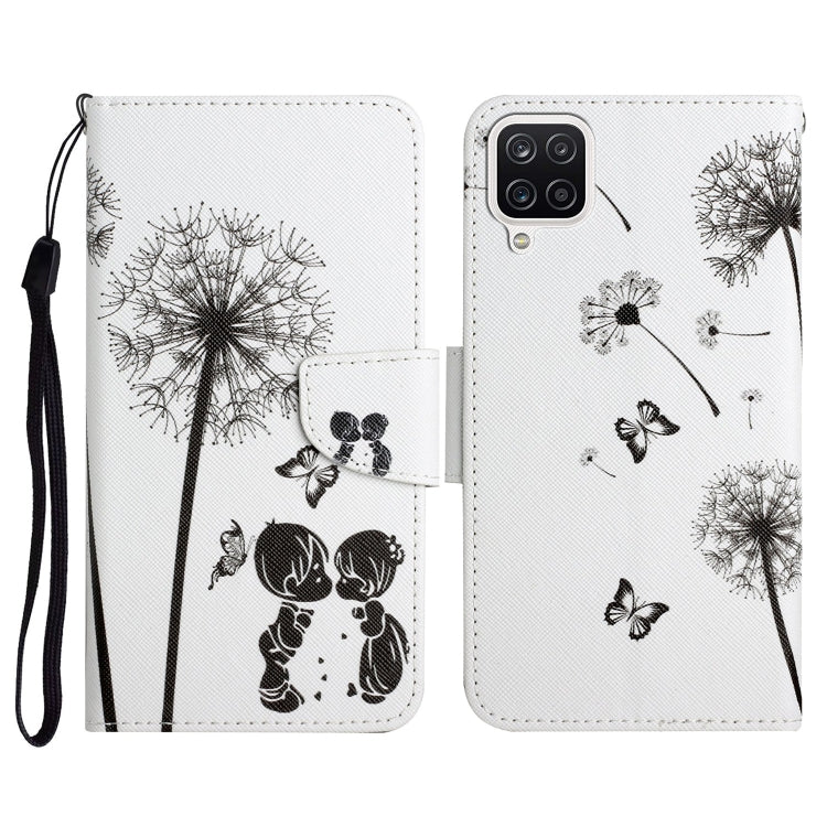 Painted Pattern Horizontal Flip Leather Case with Holder & Card Slot & Wallet, For Samsung Galaxy A22, For Samsung Galaxy A22 5G