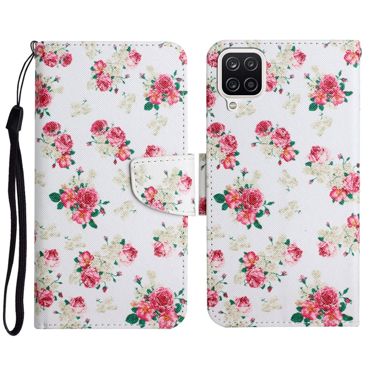 Painted Pattern Horizontal Flip Leather Case with Holder & Card Slot & Wallet, For Samsung Galaxy A22, For Samsung Galaxy A22 5G