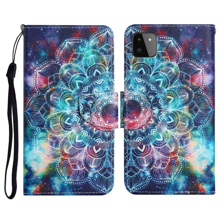 Painted Pattern Horizontal Flip Leather Case with Holder & Card Slot & Wallet, For Samsung Galaxy A22, For Samsung Galaxy A22 5G